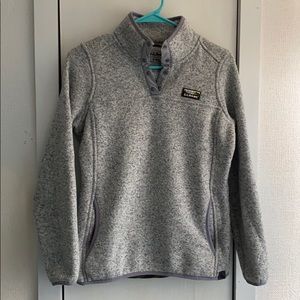 LL Bean Sweater Fleece Pullover